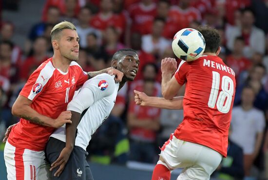 UEFA Euro 2016. Switzerland vs. France