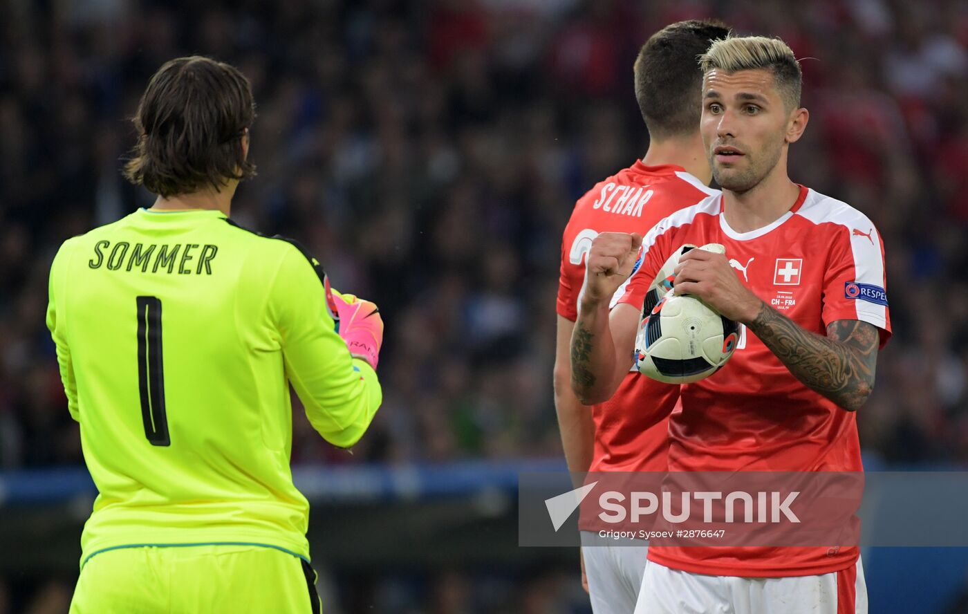 UEFA Euro 2016. Switzerland vs. France