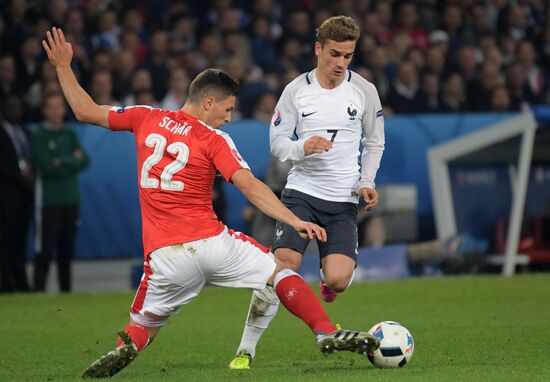 UEFA Euro 2016. Switzerland vs. France