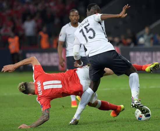 UEFA Euro 2016. Switzerland vs. France