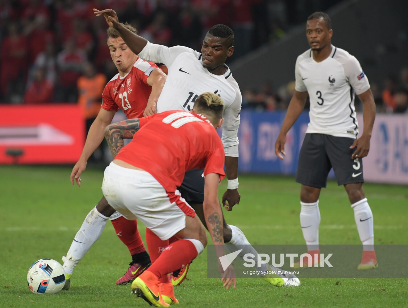 UEFA Euro 2016. Switzerland vs. France