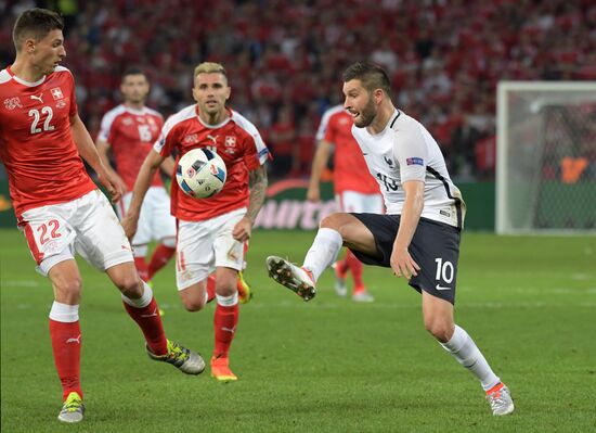 UEFA Euro 2016. Switzerland vs. France