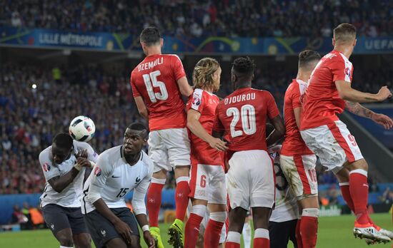 UEFA Euro 2016. Switzerland vs. France
