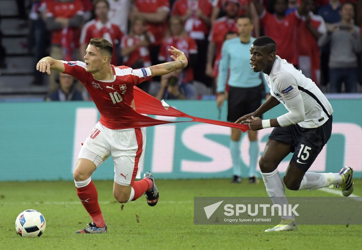 UEFA Euro 2016. Switzerland vs. France