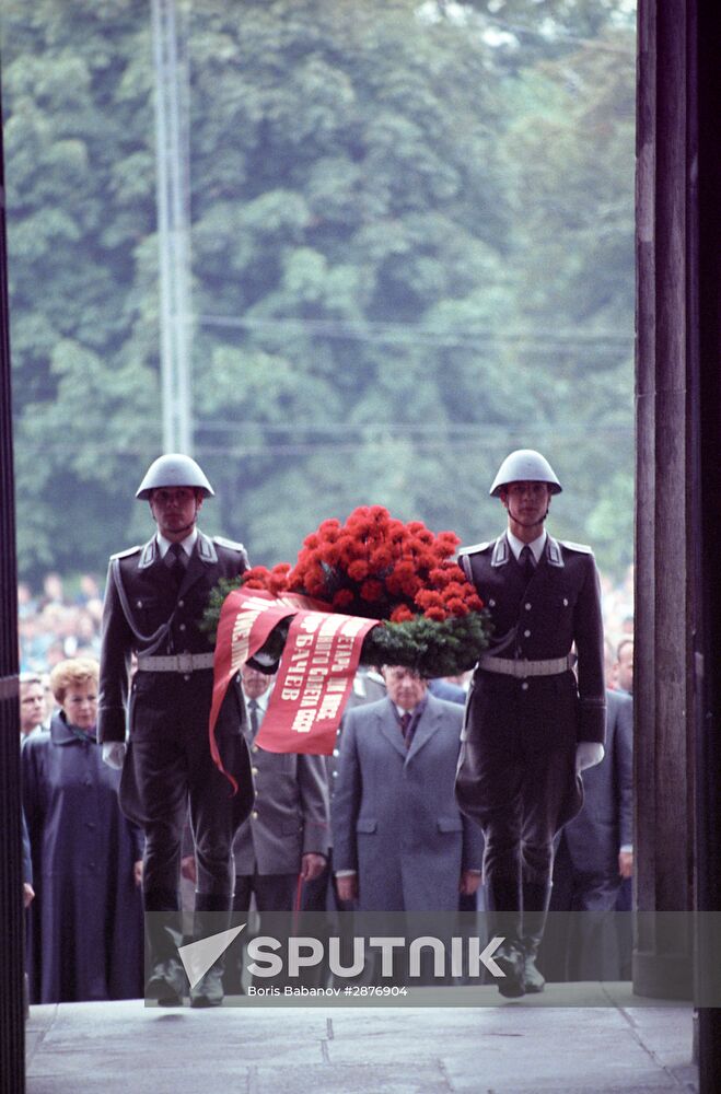 Celebrating 40th anniversary of German Democratic Republic