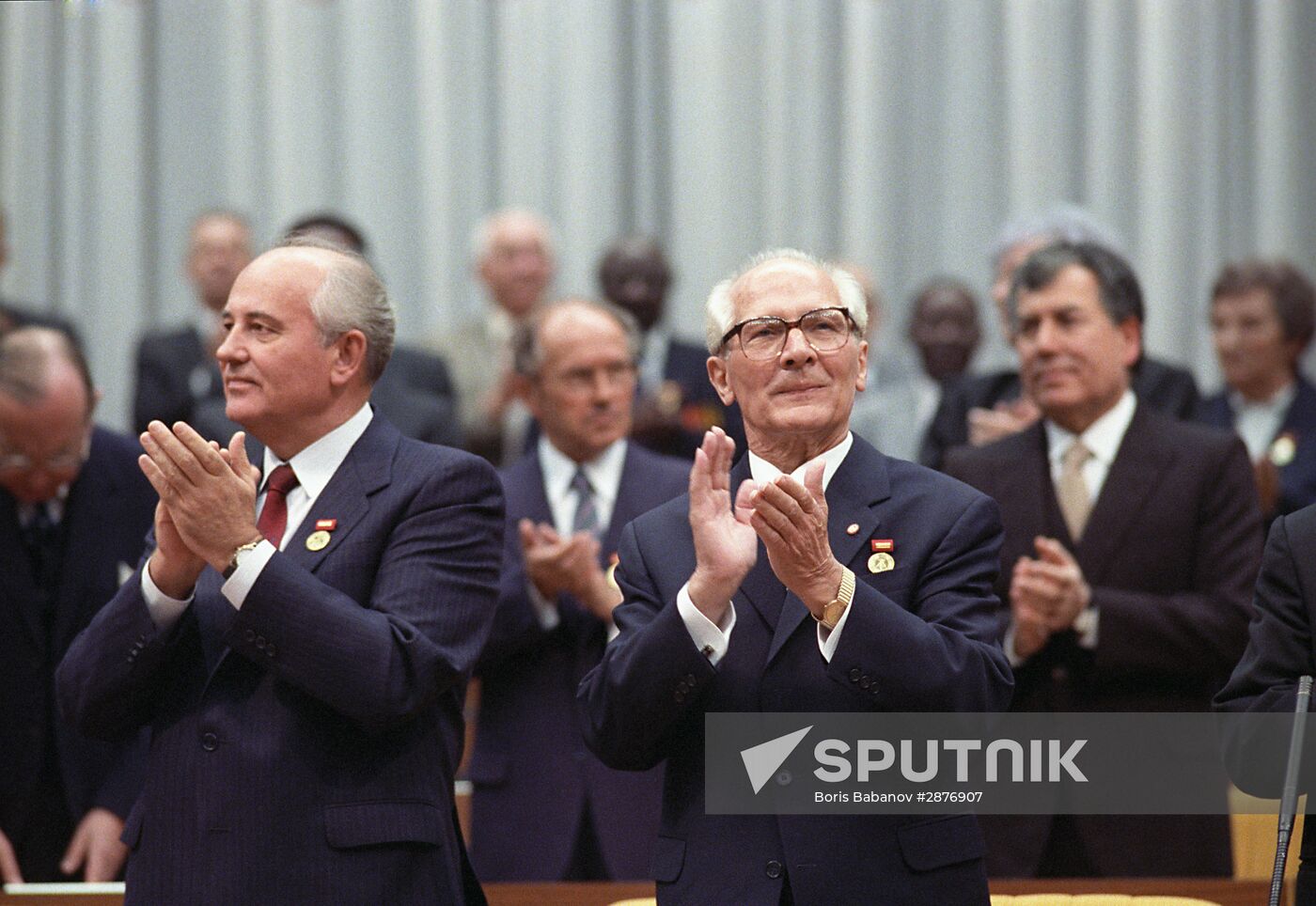 Celebrating 40th anniversary of German Democratic Republic