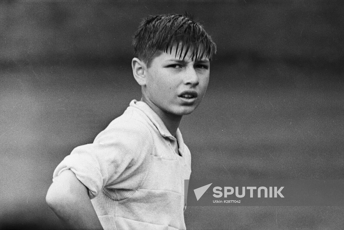 Young football player