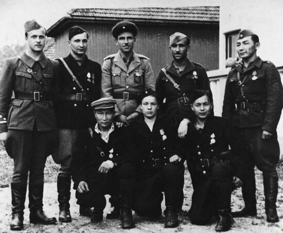 Russian batallion in Yugoslav Peoples-Liberation Army