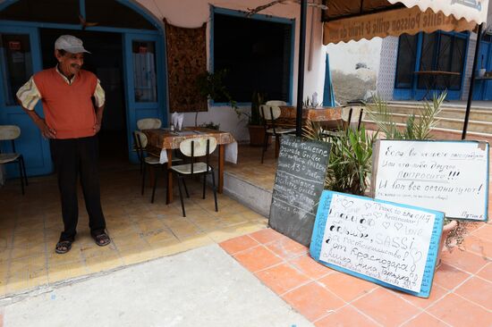 Market on island of Djerba
