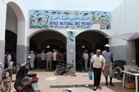 Market on island of Djerba