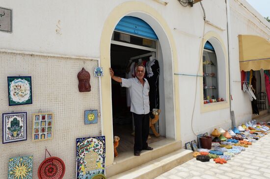 Market on island of Djerba