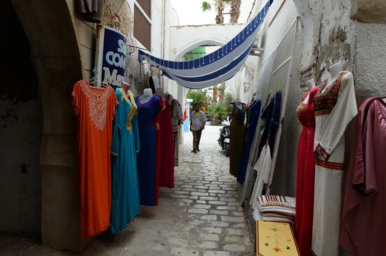 Market on island of Djerba