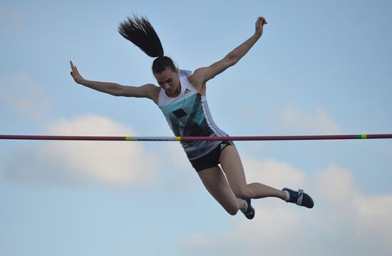 Russian Track and Field Athletics Championship. Day one