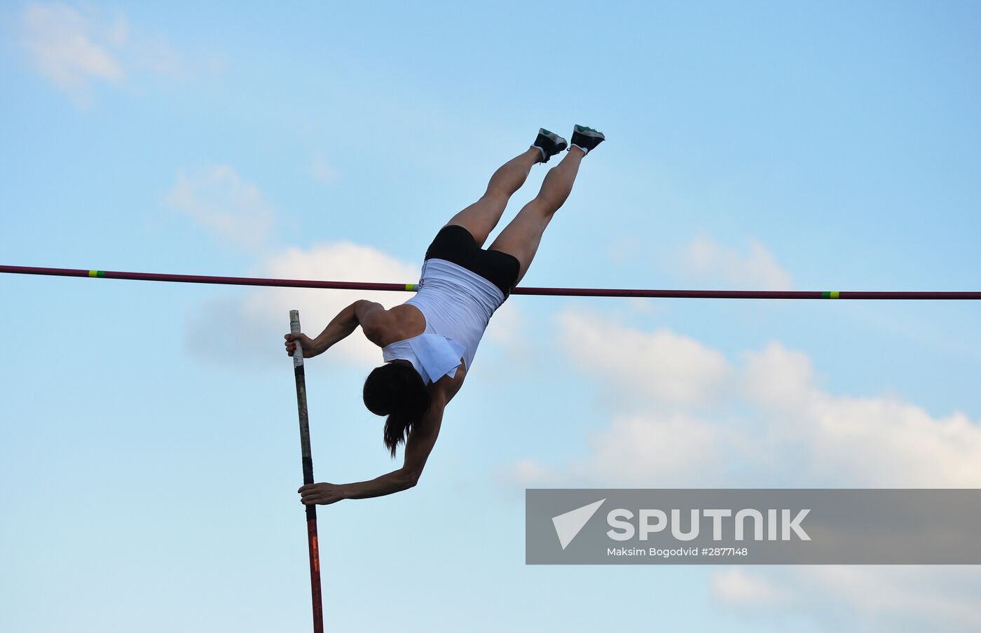 Russian Track and Field Athletics Championship. Day one