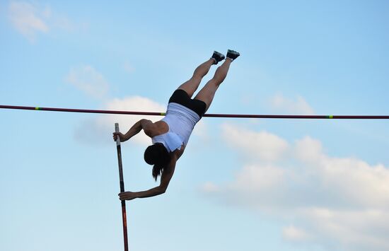 Russian Track and Field Athletics Championship. Day one