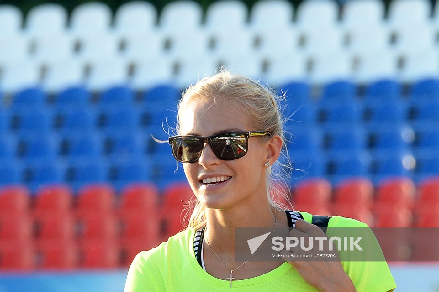 Russian Track and Field Athletics Championship. Day one