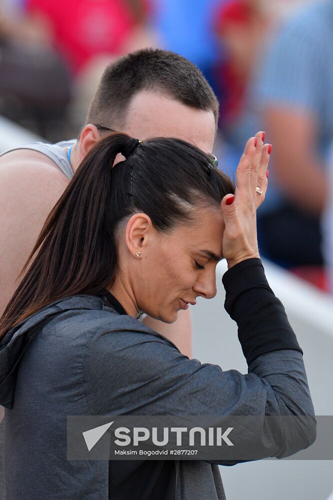 Russian Track and Field Athletics Championship. Day one