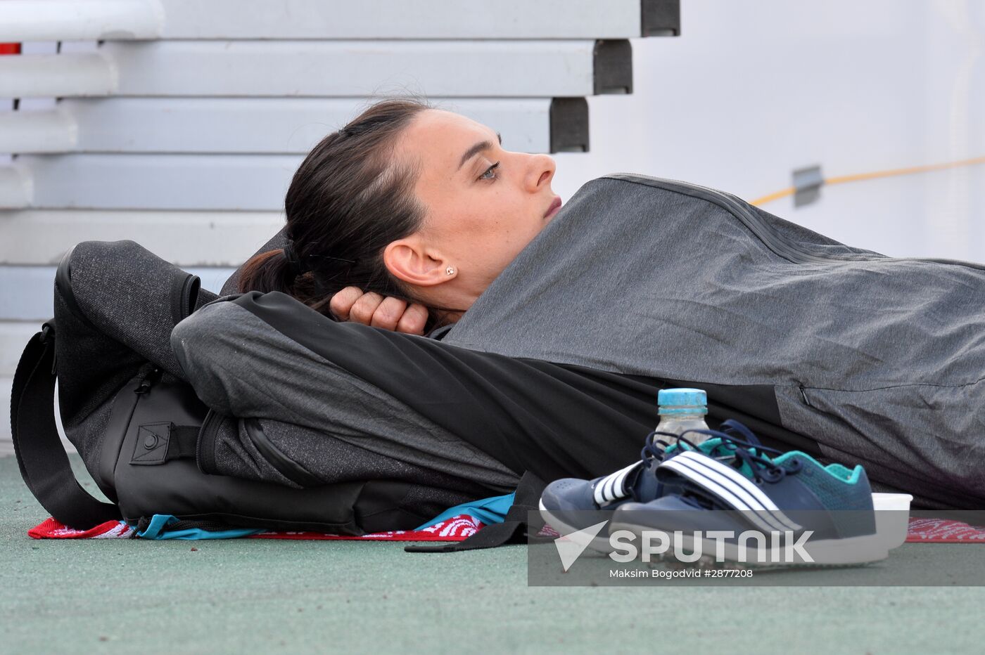 Russian Track and Field Athletics Championship. Day one