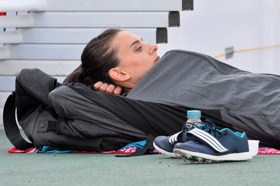Russian Track and Field Athletics Championship. Day one