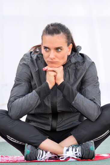 Russian Track and Field Athletics Championship. Day one