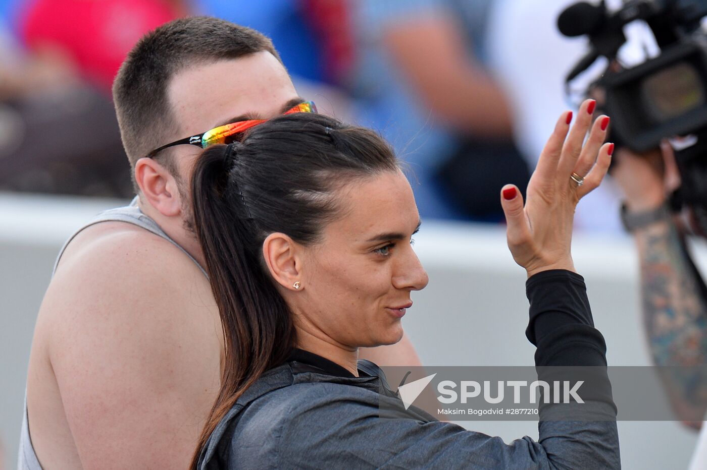 Russian Track and Field Athletics Championship. Day one