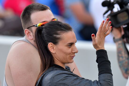 Russian Track and Field Athletics Championship. Day one
