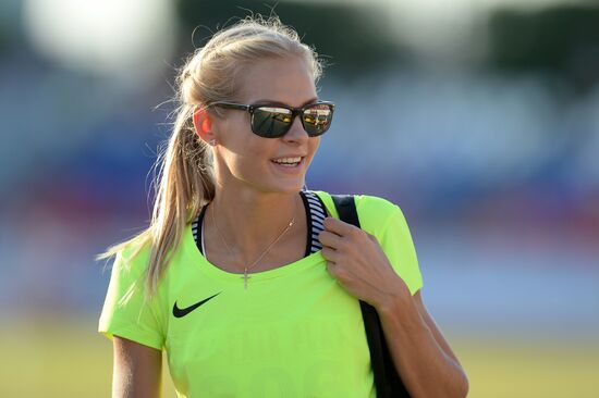 Russian Track and Field Athletics Championship. Day one