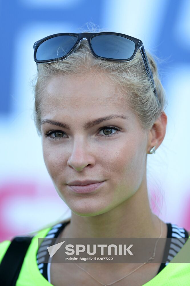 Russian Track and Field Athletics Championship. Day one