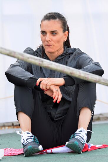 Russian Track and Field Athletics Championship. Day one