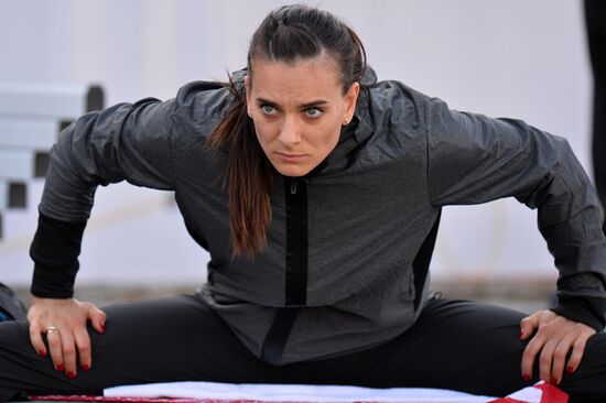 Russian Track and Field Athletics Championship. Day one