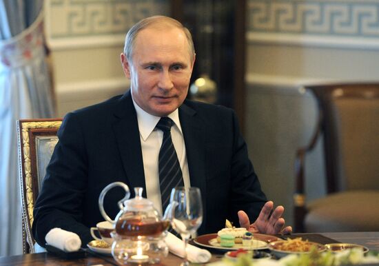 President Putin visits St. Petersburg