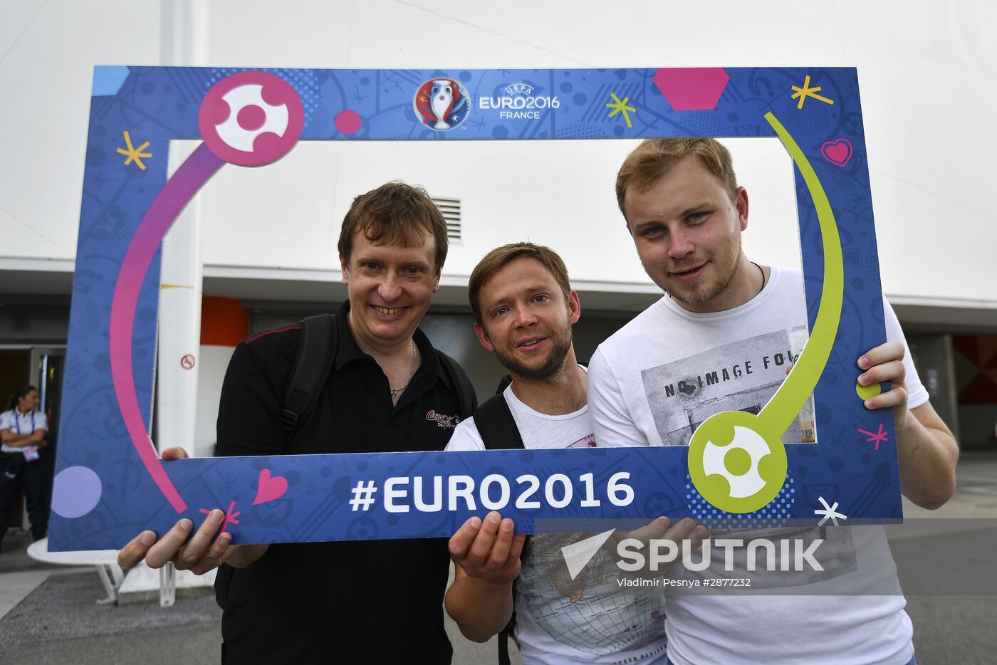 Football. UEFA Euro 2016. Russia vs. Wales