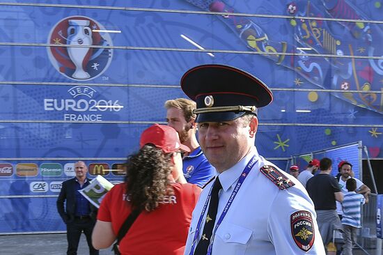Football. UEFA Euro 2016. Russia vs. Wales
