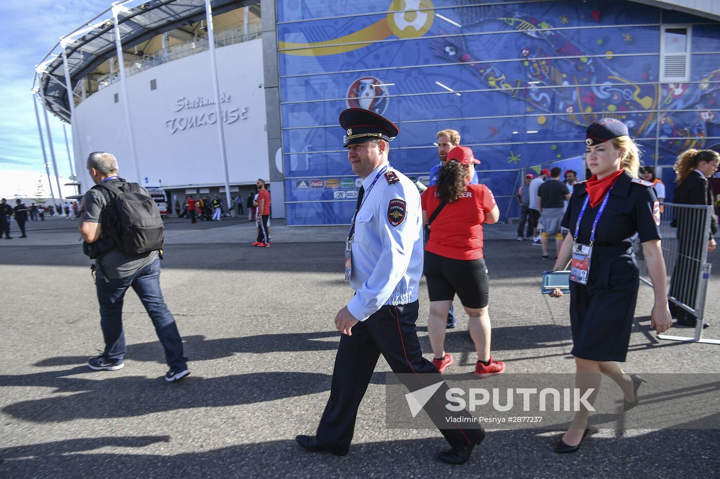 Football. UEFA Euro 2016. Russia vs. Wales