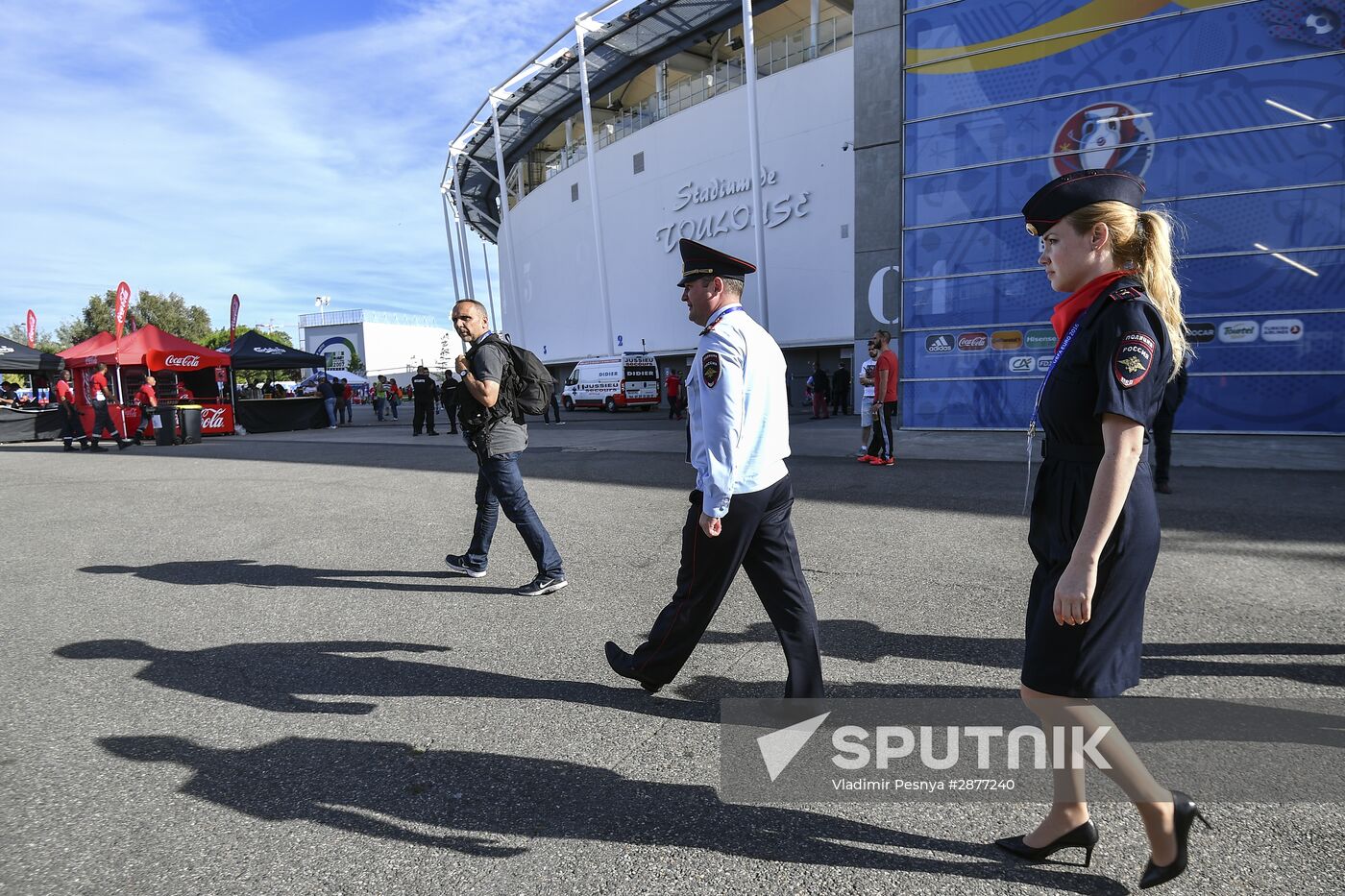 Football. UEFA Euro 2016. Russia vs. Wales