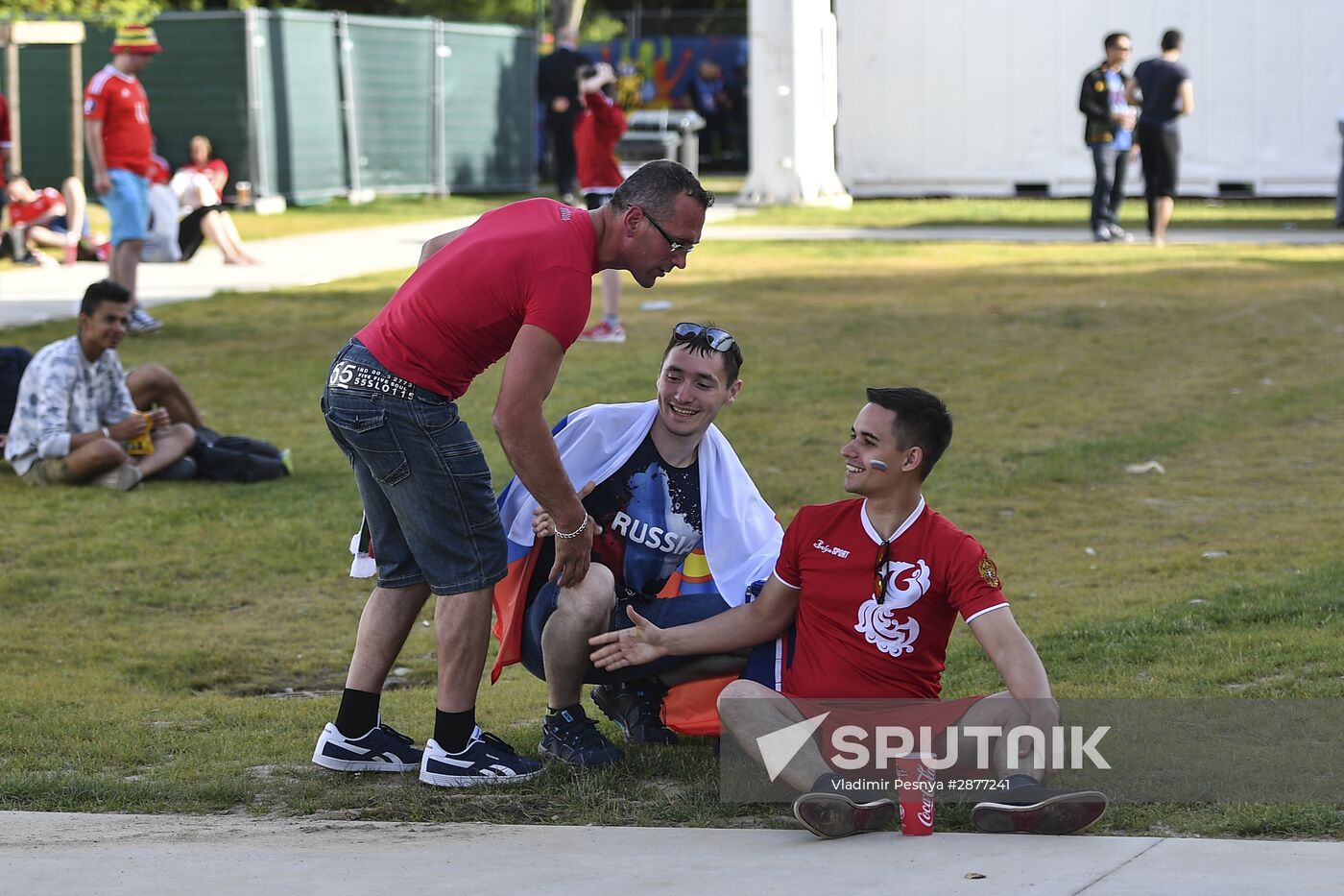 Football. UEFA Euro 2016. Russia vs. Wales