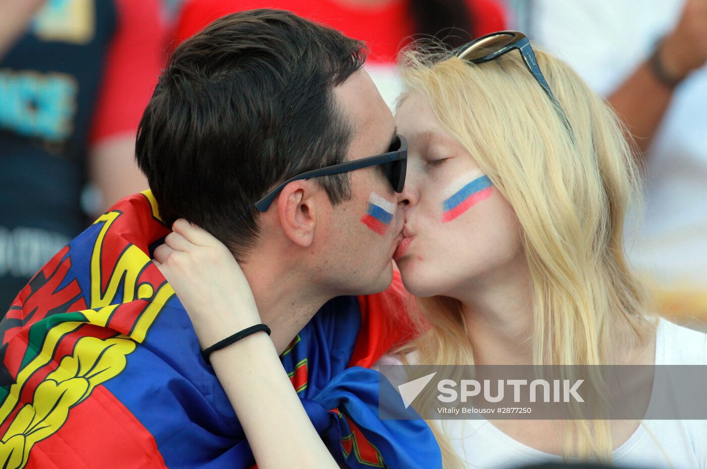 Football. UEFA Euro 2016. Russia vs. Wales