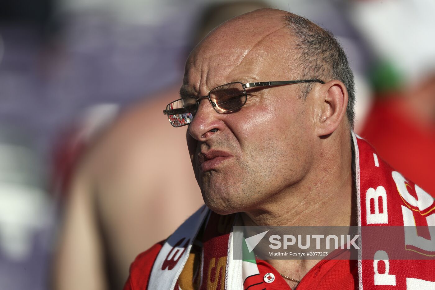 Football. UEFA Euro 2016. Russia vs. Wales