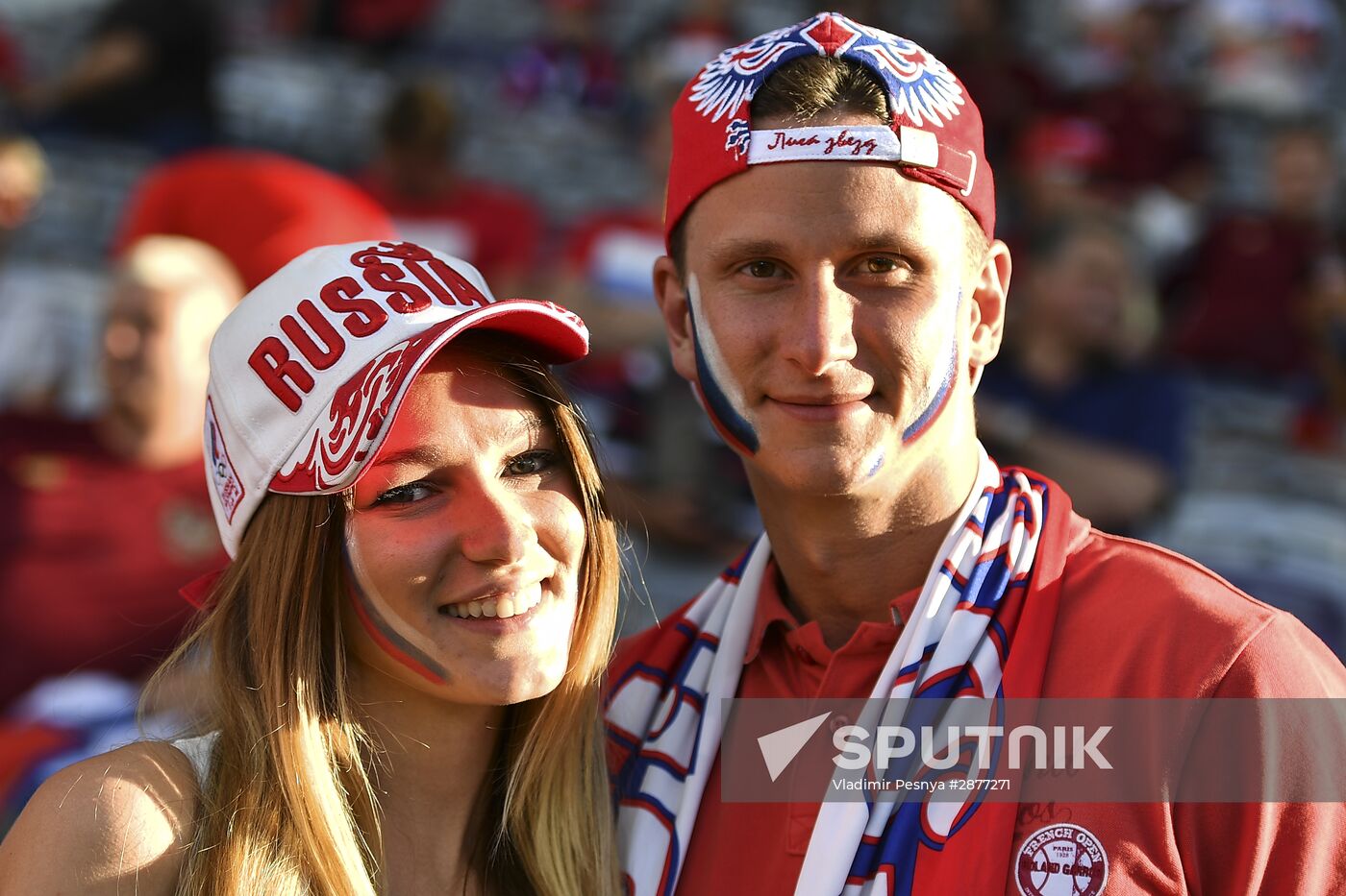 Football. UEFA Euro 2016. Russia vs. Wales