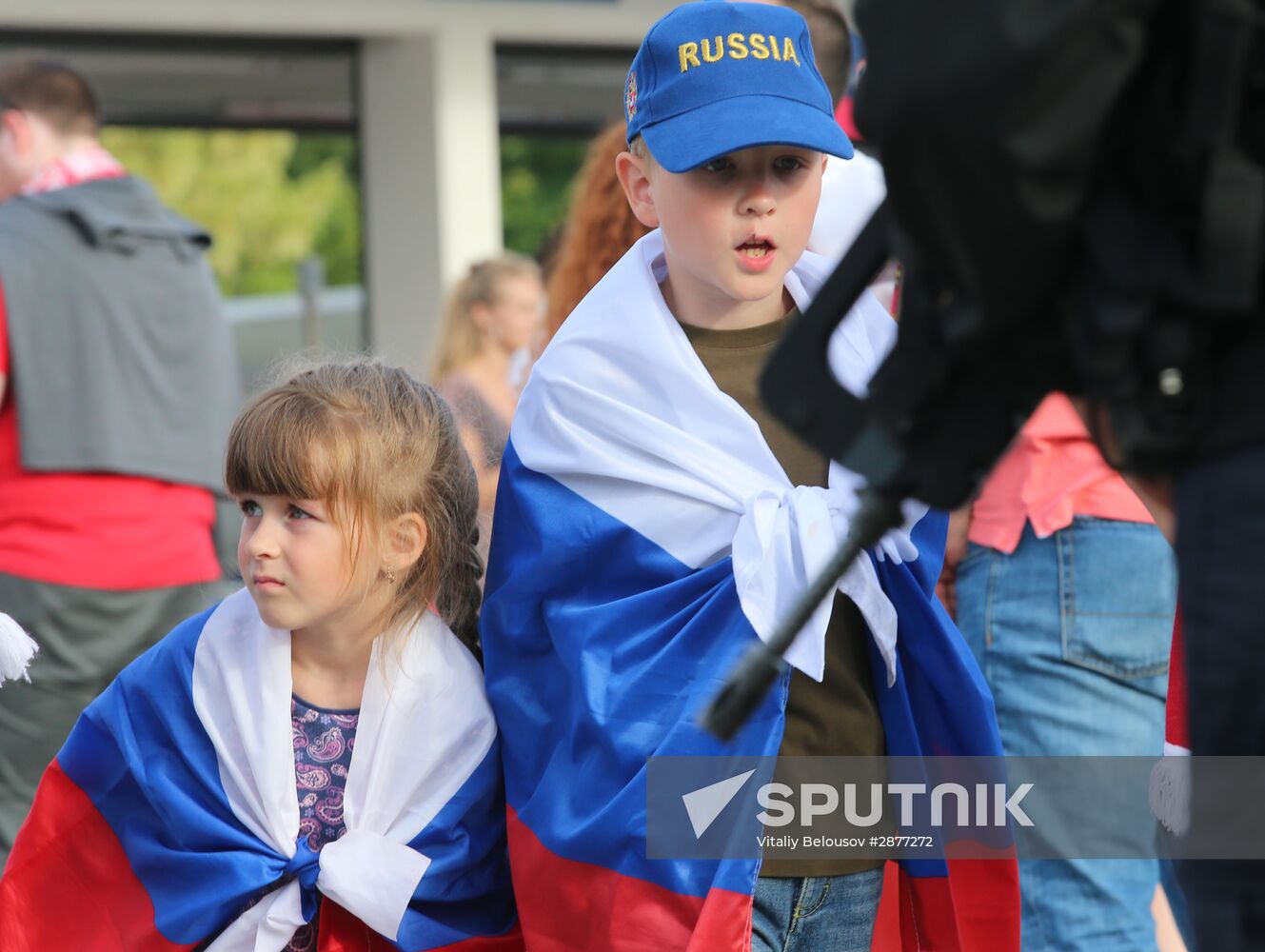 Football. UEFA Euro 2016. Russia vs. Wales