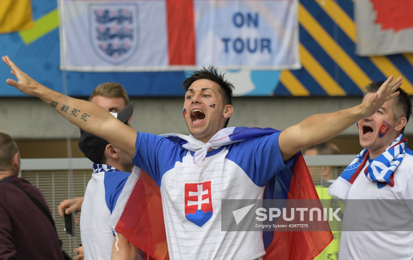 Football. UEFA Euro 2016. Slovakia vs. England