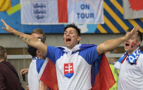 Football. UEFA Euro 2016. Slovakia vs. England