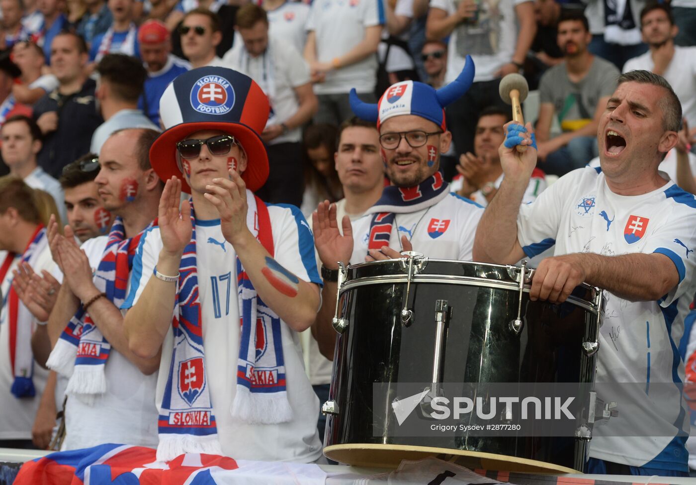 Football. UEFA Euro 2016. Slovakia vs. England