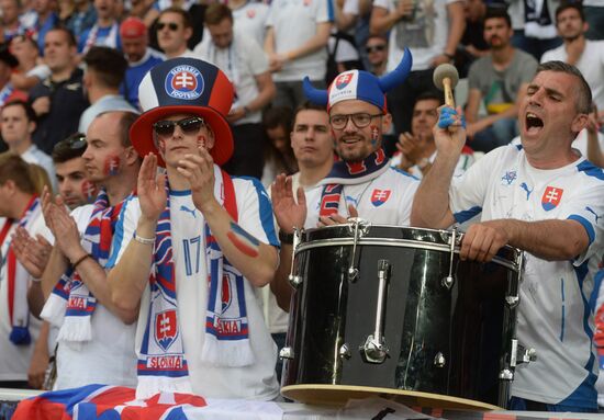 Football. UEFA Euro 2016. Slovakia vs. England