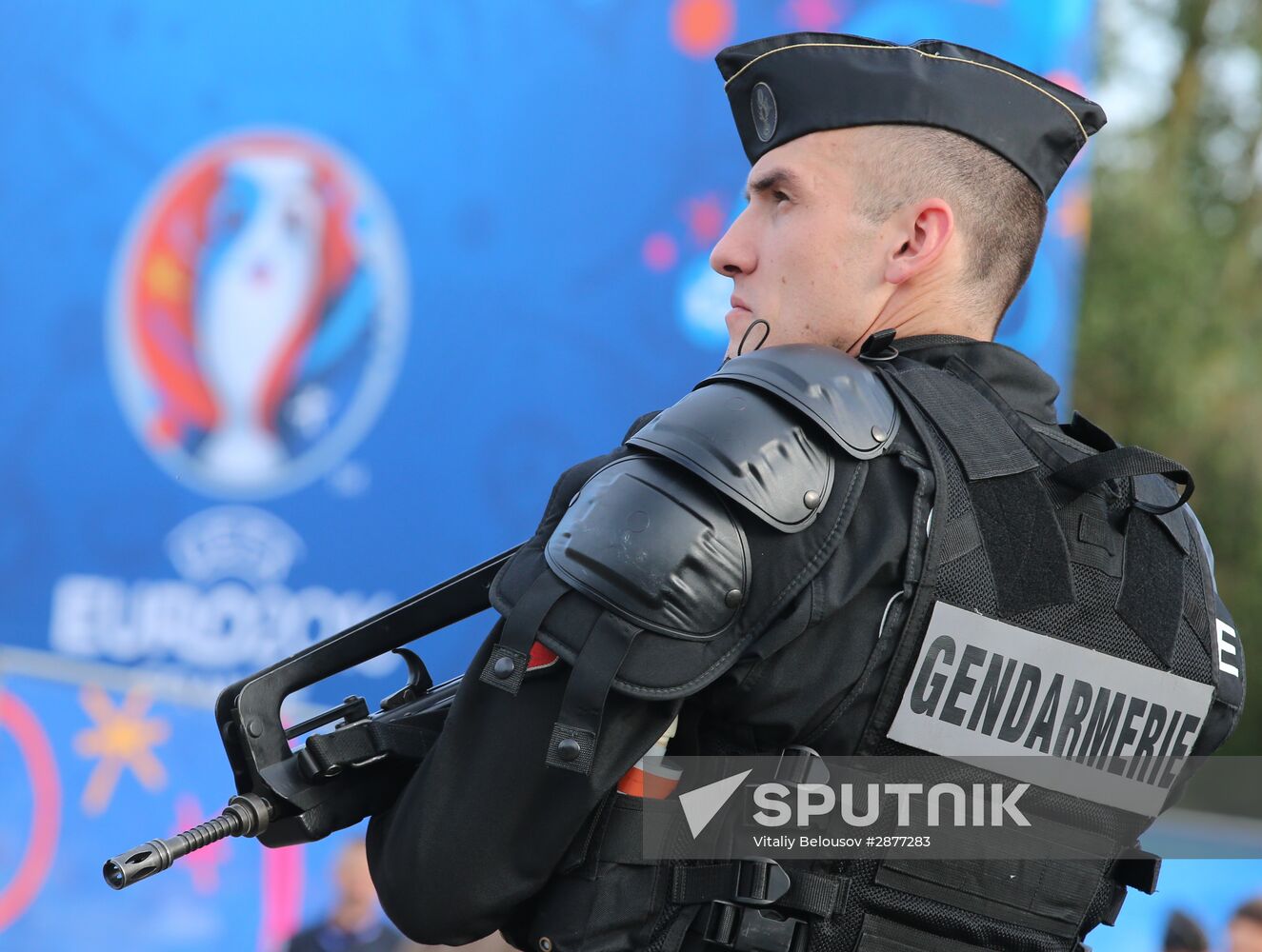 Football. UEFA Euro 2016. Russia vs. Wales