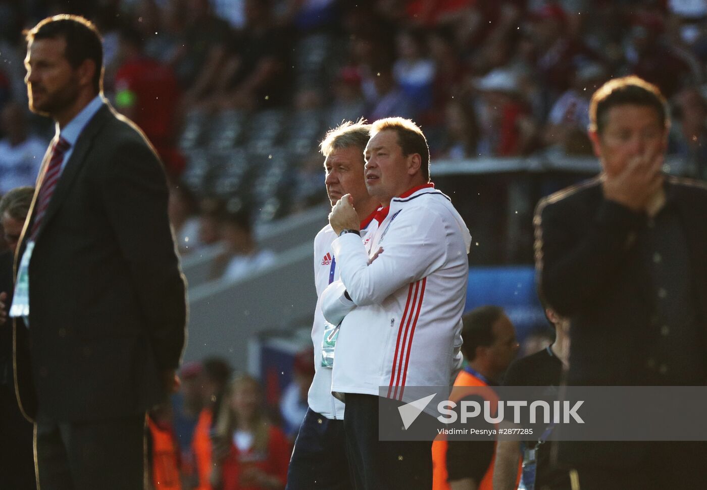 Football. UEFA Euro 2016. Russia vs. Wales