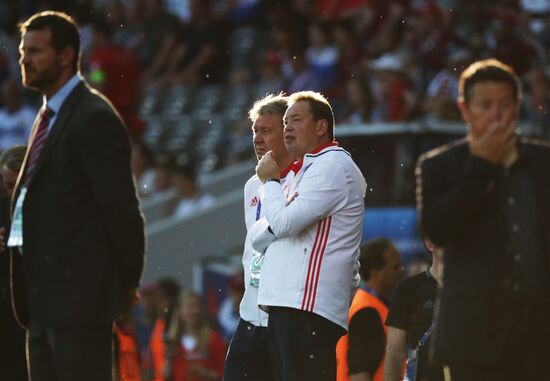 Football. UEFA Euro 2016. Russia vs. Wales