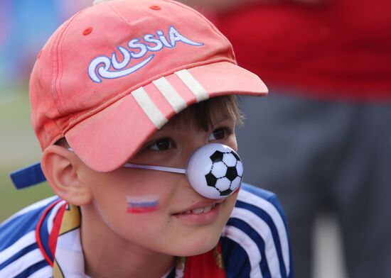 Football. UEFA Euro 2016. Russia vs. Wales