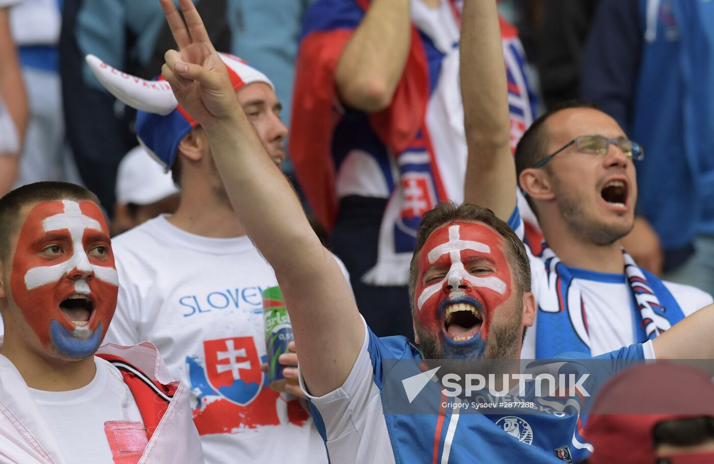Football. UEFA Euro 2016. Slovakia vs. England