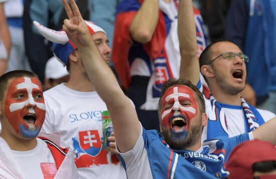 Football. UEFA Euro 2016. Slovakia vs. England